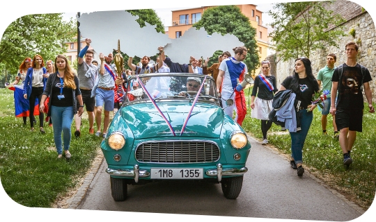 studentni slavící olomoucký Majáles